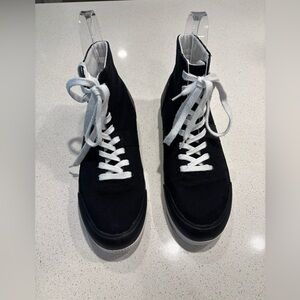 Hunter Classic Black Canvas Sneakers/Boots, Men’s size 11